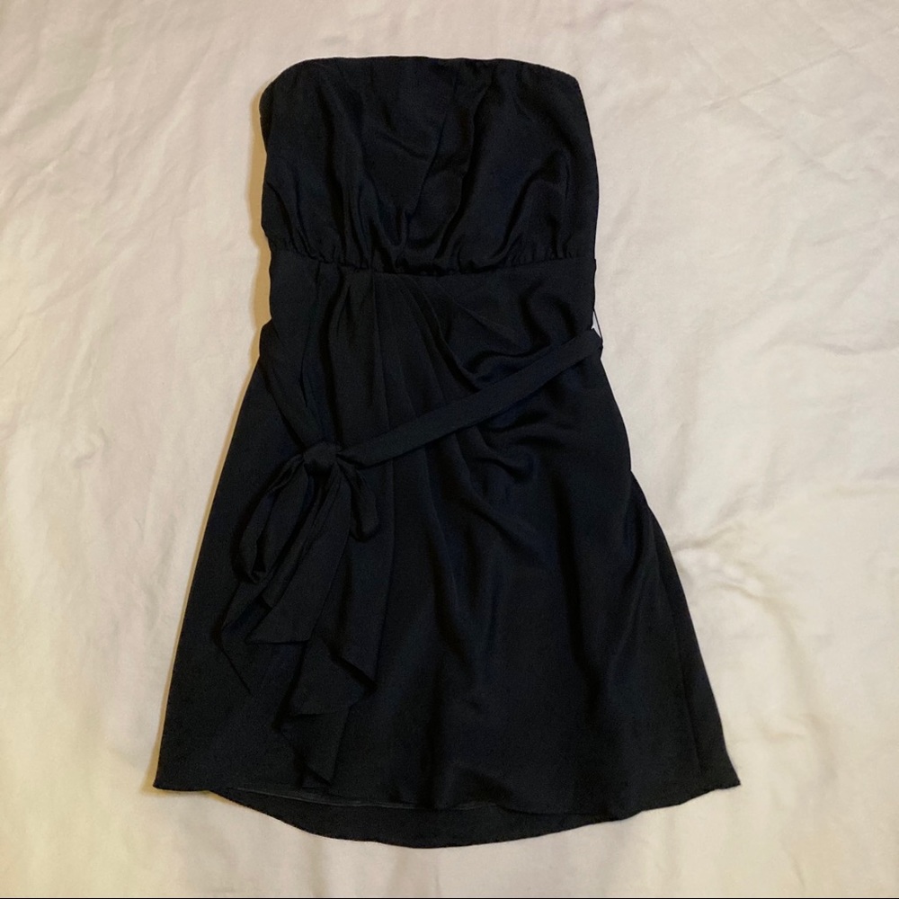 Flattering Strapless Little Black Dress